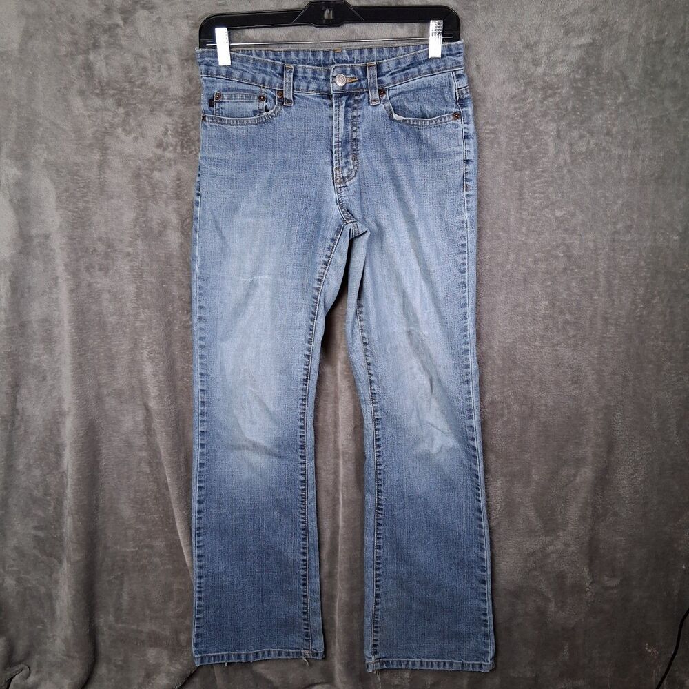Vtg Polo Jeans Ralph Lauren Classic Bootcut Women's Size 6 Inseam 31 Blue